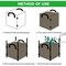 Ipower Cubic Grow Bag 7 Gallon, 5-pack, 10pcs Plant Labels, 5PK GLGROWBAGCUBIC7X5 - alternate 4